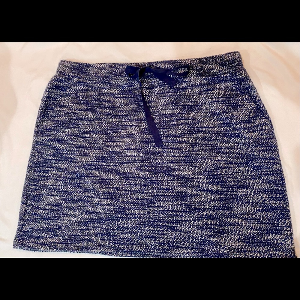 Loft Tie Waist Mini Skirt w/ Pockets